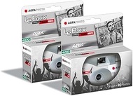 AGFA Photo Pack 2 x 601026 - Disposable Camera LeBox Black & White, 27 Photos, Optical Lens 31 mm - 
