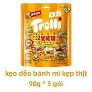 Kẹo Mềm Hương Vị Trái Cây Burger Healthy Kids Candy Snack Kẹo Dẻo Hương Vị Trái Cây Trolli Kẹo Mềm H