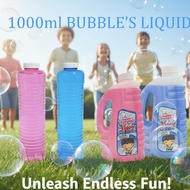 Pure 1L Bubble Refill Solution | Long-Lasting Concentrated Liquid for Bubble TOYS Bubble Solution Re