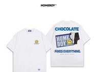 "ขายดี ส่งเร็ว กทม 1 วัน" HOMEBOY เสื้อยืดผู้ชาย OVERSIZE เสื้อยืดเท่ๆ HB.SMILECHO