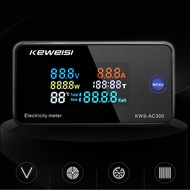 Multifunctional Energy Meter  0-30kW 0.01-19999Kwh -9℃-99℃ Temperature Voltage Current 50‑300V 0‑100