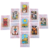 12*7cm Meaning Tarot Deck In Sliding Rigid Gift Box 78 Pcs Tarot Cards with Keywords on Them, Guideb