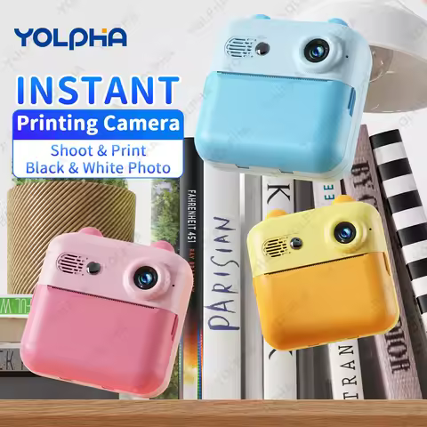 Kids Camera Instant Print, HD Instant Print Camera for Kids, Selfie Digital Camera for Kids Boys& Gi