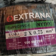 EXTRANA NYYHY 2X0.75 MM, 2X1.5 MM STRINGED POWER CABLE