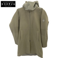 迪桑特 DJMQGK01 卡其色融合針織長外套