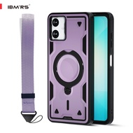 For Samsung A05/A05S/A06/A07 Case[Magsafe Compatible] 3-in-1 Cover Magnetic Kickstand & Lanyard Hole