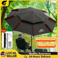 WTHB Payung Mancing Besar 2.6M Big Fishing Umbrella Payung Besar Outdoor Payung camp Beach Rainproof