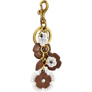 Flower Bag Charms for Women Purse Charms for Handbags Leather Flower Keychain Retro Aesthetic Keycha