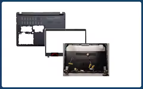 Laptop Notebook Top LCD Screen Back/Bezel/Palmrest/Bottom Case/Keyboard/Shell Cover For Acer TravelM