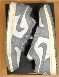 Air Jordan 1 Low Stealth 灰白小Dior 男女同款