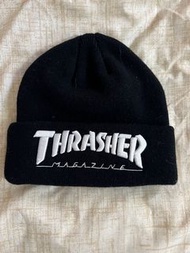 Thrasher毛帽 毛帽 黑色毛帽
