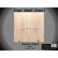 Granit 60X60 Motif Kayu Valentino Gress Virginia Cream