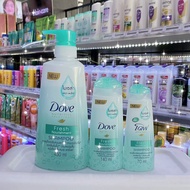 DOVE โดฟ แชมพู นูทริทีฟ โซลูชั่น เฟรช นอริชเม้นท์ 140 มล.DOVE NUTRITIVE SOLUTIONS FRESH NOURISHMENT 