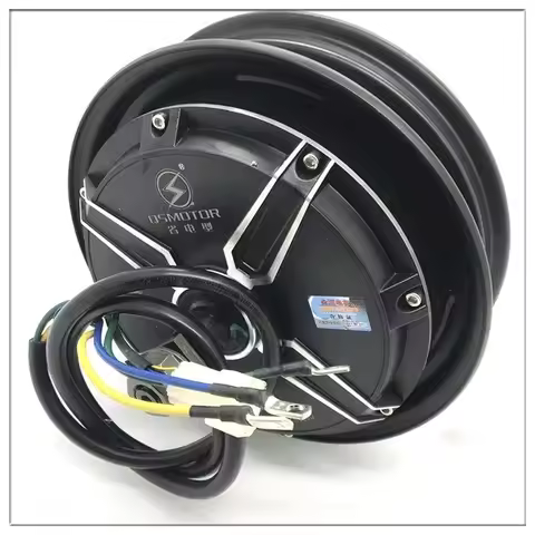 QS Motor Hub Motor 10 inch 48-96V 1000W-3000W BLDC Hub Motor For Electric Scooter Rear Wheel Drum Br