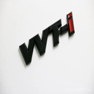 2Pcs  3D Meta  VVT-I Emblems Badge  l Car Side Fender Rear Trunk Logo Sticker Decal Replacement for 