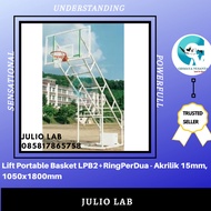 Lift Portable Basket LPB2+RingPer 2 - Akrilik 15mm, 1050x1800mm