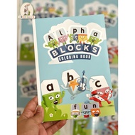 Alphablocks Coloring Books for Kids – A5 Phonics & 3-Letter Words Activity, Softbound 20 Pages