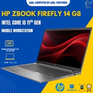 1Year Warranty I HP ZBook Firefly 14 G8 Core i5-1145G7(11TH GEN)14" FHD, Laptop,Windows Pro11
