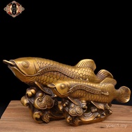 Pengilang Hongda Borong Tembaga Emas Arwana Tembaga Hadiah Kraf Rumah Hiasan Koleksi Rumah