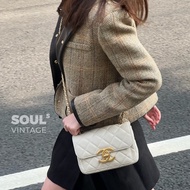 ✨Chanel 大象灰金鏈條包 方胖子 晶片款🩶