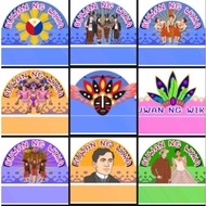 BUWAN NG WIKA HEAD DRESS WITH GLITTERY OR RAINBOW EFFECT