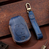 Handmade Genuine Leather Car Key Case Cover  Key Bag Shell for GAC Trumpchi 2021 Empow J11 J12 J13 J