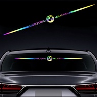 BMW Laser Reflective Sticker Car Logo Vinyl Stickers Waterproof Auto Body Decals For BMW F10 F30 F45