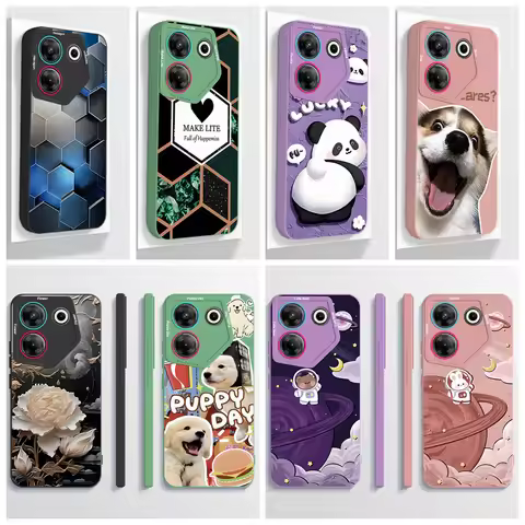 For Tecno Camon 20 Pro Camon20 20Pro 4G 5G Phone Case Aesthetic Soft Liquid Silicone Back Cover Full