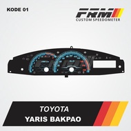 Bisa COD Custom Panel Speedometer Yaris Bakpao