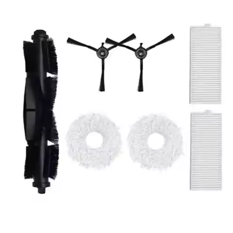 Robot Cleaner Main Roller Side Brush Dust Hepa Filter Mop Cloth for Philips R6Slim XU6500 XV1466 146