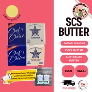 [ Chill ] SCS Butter SCS Pure Butter SCS Salted Butter 250G SCS Unsalted Butter 250G [READ DESCRIPTI