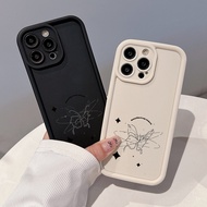 Line Butterfly Case Compatible For IPhone 13 15 7Plus 14 12 11 Pro Max 8 6 7 6S Plus X XR XS MAX SE 2020 Cartoon Couples