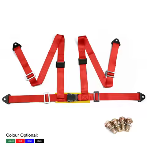 Seat Belts Style Competition 4 Point Snap-In 2" Seat Belt Racing Harness safety belt seat harness wi