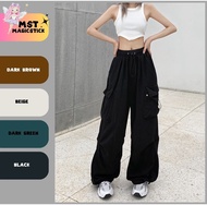 M01 MST Fashion Straight Wide-Leg Pants Women Causal All-match