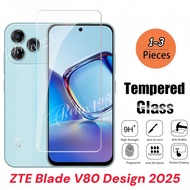 For ZTE Blade V80 Design 4G 2025 3PCS Tempered Glass For Nubia V80 Design ZTE BladeV80 Blade V 80 4G