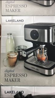 英國名牌- Lakeland 自動濃縮咖啡機 Digital Espresso Maker