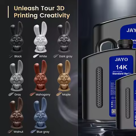 JAYO 10 Bottles 3D Resin Standard Fast Curing Standard/ 14K Standard/ Standard Plus 3D Resin for LCD