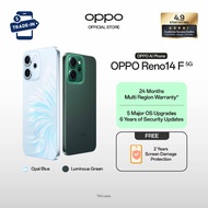 OPPO Reno14 F 5G 24 (12+12GB)+256GB / 24-Months Local Warranty / 6000mAh + 45W SUPERVOOC / eSIM / AI