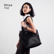 Dhiya bag - AMRETA - BAG Wanita - TOTE BAG - LAPTOP BAG FIT 15.6 INCH - FREE POUCH