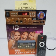 Power amp karaoke amplifier High Power USB BLUETOOTH MP3 777D 777 D AC DC