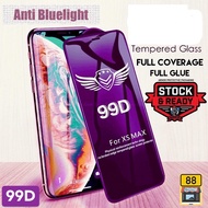 Anti Blueray Tempered Glass for iPhone 6 / iP 6s / iP 6 Plus / iP 6s Plus 99D Full Coverage