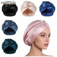 RAREM Silk Satin Hair Bonnet, Adjustable Smooth Mulberry Silk Wrap, Premium Luxury Breathable Satin 