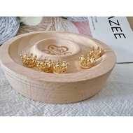 Crown Gold Accessories 14k16k DIY Handmade Crystal