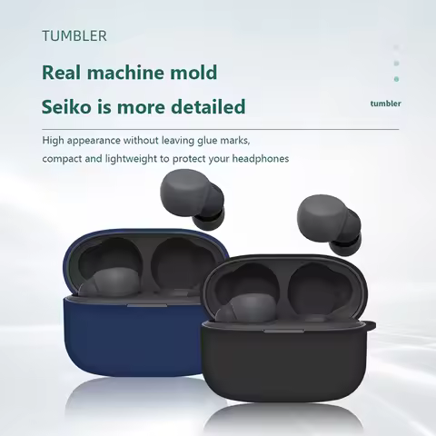 Shockproof Silicone Earphone Protection Case for Sony Linkbuds S WF-LS900N Earphone Cover with Metal