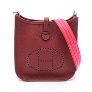 【二手】愛馬仕 HERMES Evelyne TPM Amazon Rouge H 085943CK Rouge H 其他 Evelyne Amazon TPM Rouge H
