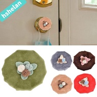 HSHELANXB Door Handle Covers, Velvet Cloth Anti-Static Door Knob Decorative Covers, Reusable Soft An