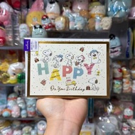 日版 Snoopy 史努比 HAPPY on your Birthday Happy Birthday 立體 生日卡 賀卡