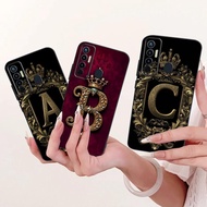 For Tecno Camon 17 Case CG6 CG6j Cute Crown Letters Cover Shockproof Soft TPU Phone Case For Tecno C