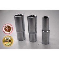 [READY STOCK] 1/2" X 12mm - 27mm Box Socket (Long) / spanner box