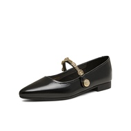 BASTO Womens Mary Jane Flat Shoes รองเท้าแมรี่เจน รองเท้าส้นแบน รองเท้าบัลเล่ต์ M1581